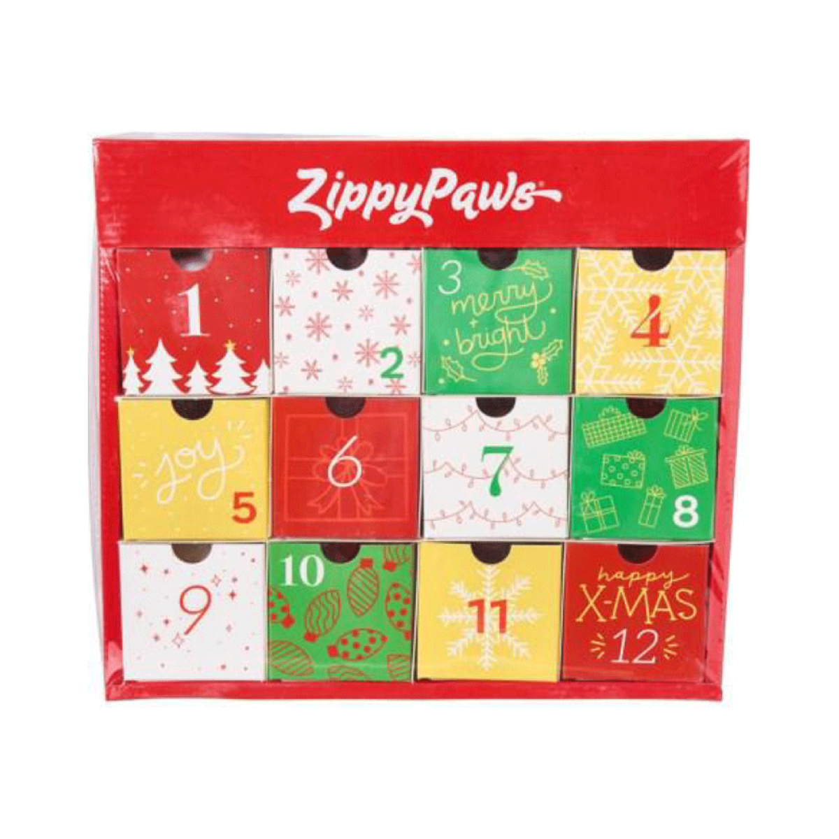 ZippyPaws Holiday Advent Calendar 12 Piece Dog Toy Set ZippyPaws Holiday Advent Calendar 12 Piece Dog Toy Set